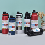 Gourde Isotherme Sport en Acier avec Poignée Personnalisable