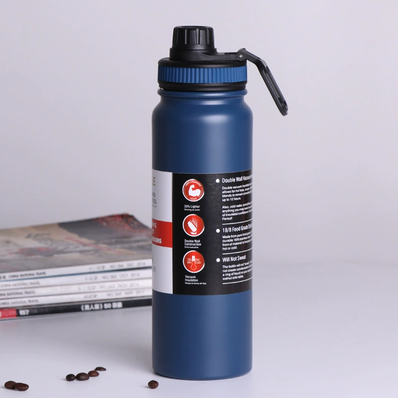 Gourde Isotherme Sport en Acier avec Poignée Personnalisable