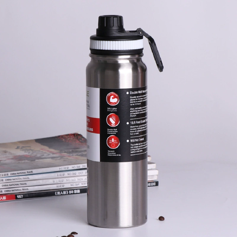 Gourde Isotherme Sport en Acier avec Poignée Personnalisable