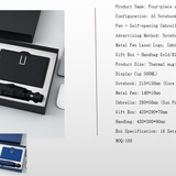 Coffret Business Nomade 4-en-1 Personnalisable
