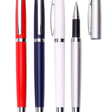 Stylo Roller avec Capuchon et Finitions Chromées Personnalisable