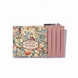 Porte-cartes Fleuri avec Pochette Zippée Personnalisable